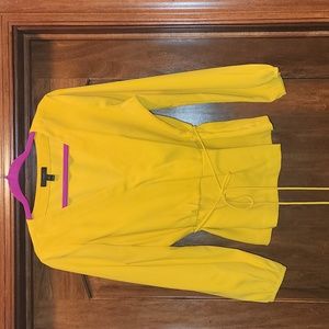 J crew peplum belted top